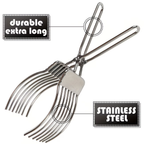 1 stainless steel meat clamp - used for grilling, slicing, and processing meat