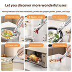 Stainless steel anti scald clip | Kitchen bowl elevator