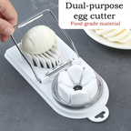 A household multifunctional egg slicer