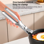 Stainless steel anti scald clip | Kitchen bowl elevator