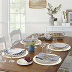 Bohemian-style round tassel placemats (6/8/10 pieces)