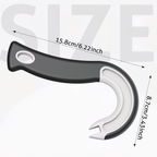 Easy to grip hook can opener - durable plastic