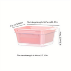 2 Adjustable Plastic Sink Drain Baskets - Retractable Kitchen Drain Rack with Handle