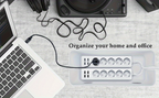 Durable PVC multi-compartment cable management box