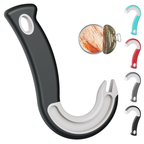 Easy to grip hook can opener - durable plastic