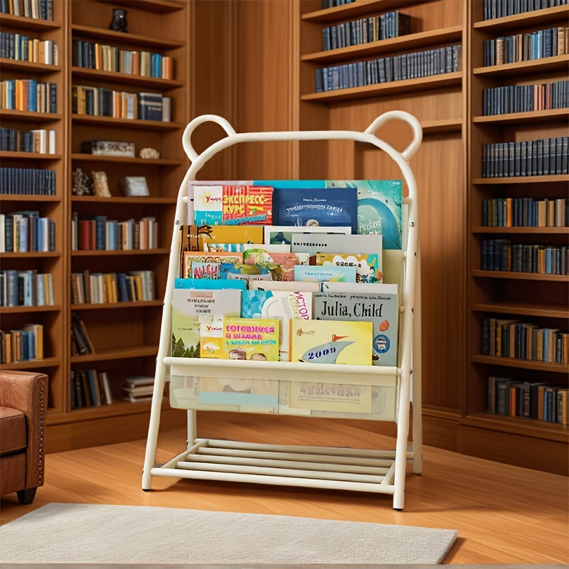 Upgraded unique bookshelf, sturdy floor-standing storage unit.