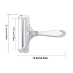 1 adjustable thickness cheese slicer