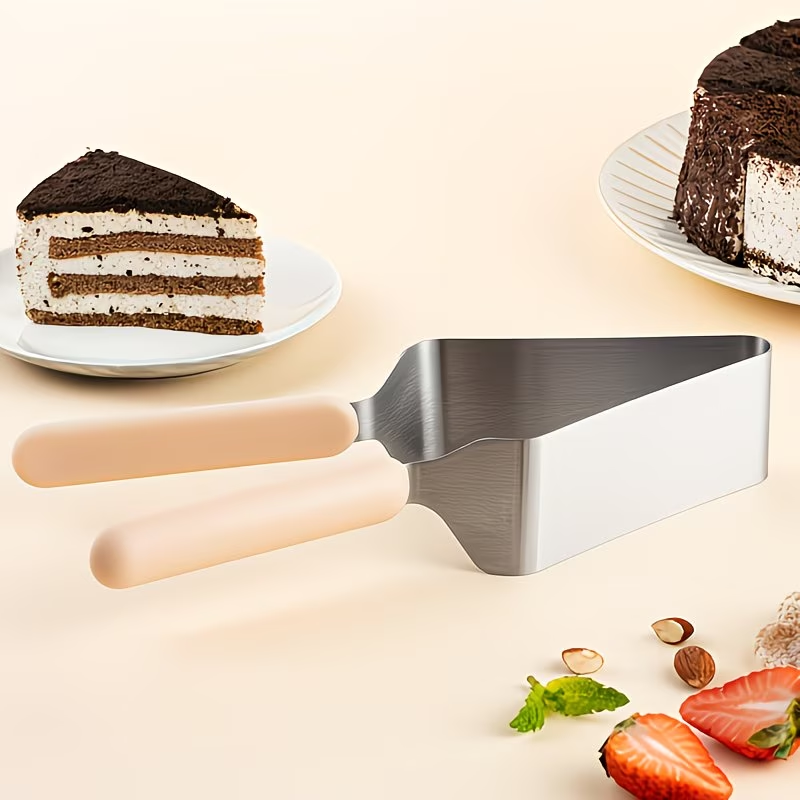 1 stainless steel cake holder, cake slicer