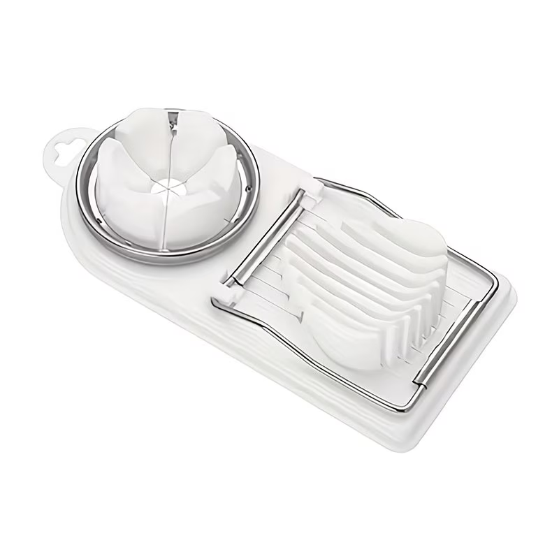 A household multifunctional egg slicer