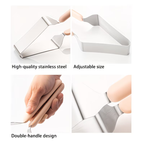 1 stainless steel cake holder, cake slicer