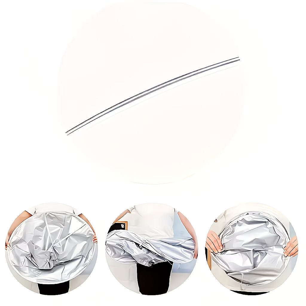 1 gray scissor style hair clip, salon quality foldable design