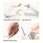 1-piece stainless steel cake slicer/shovel