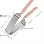 1-piece stainless steel cake slicer/shovel