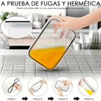 8-pack kitchen refrigerator storage boxes with flip lids