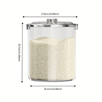 Sealed food storage containers, available in three sizes: 15 kg / 10 kg / 5 kg