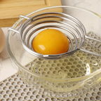1-pack, stainless steel egg yolk separator, egg yolk and white separator