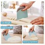 1pc, Plastic Dough Cutter with Soft Handle, Kitchen And Restaurant Use