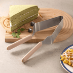 1-piece stainless steel cake slicer/shovel