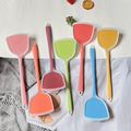 1-pack of heat-resistant translucent silicone spatulas