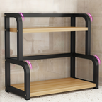 1 stainless steel kitchen storage rack, multi-tiered countertop spice rack