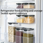 Household food storage containers, with lids, moisture-proof, stackable, airtight jars