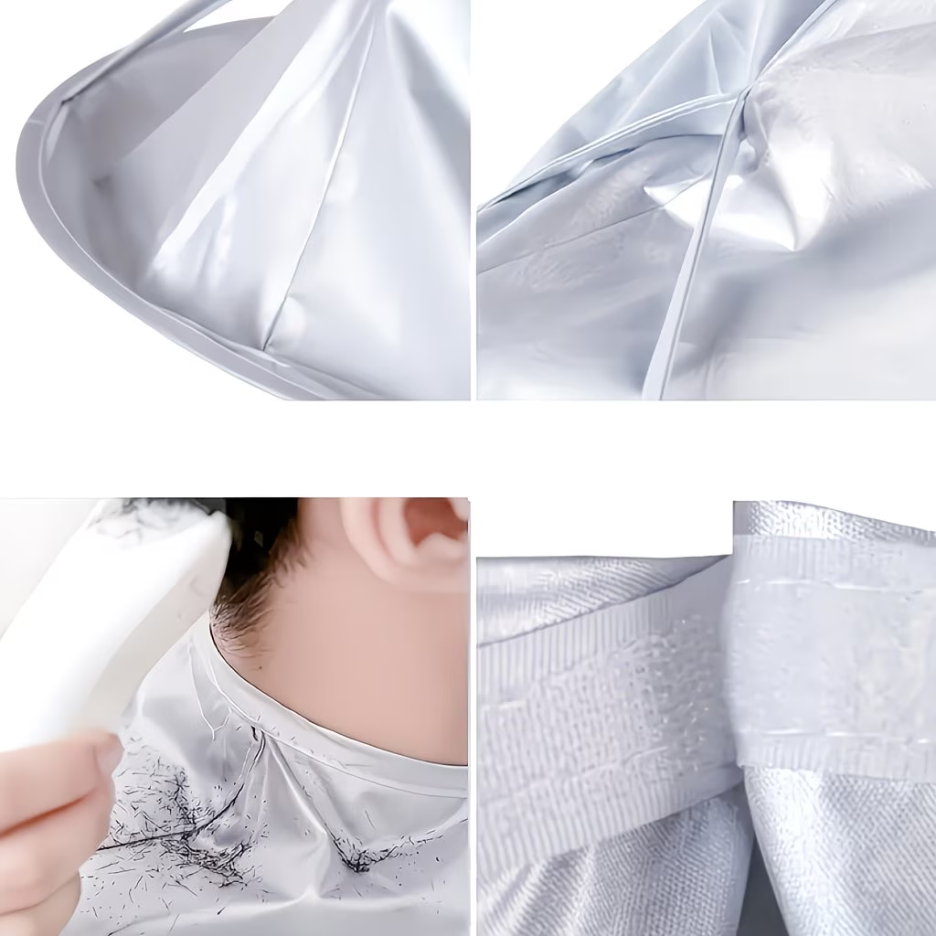 1 gray scissor style hair clip, salon quality foldable design