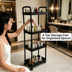 Four-tier storage cart (each tier has a load capacity of 33.07 lbs)